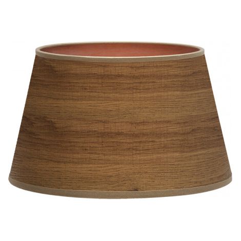 Lampenschirm salma e27 dunkel Holz 40dx30dx25h conica abierta