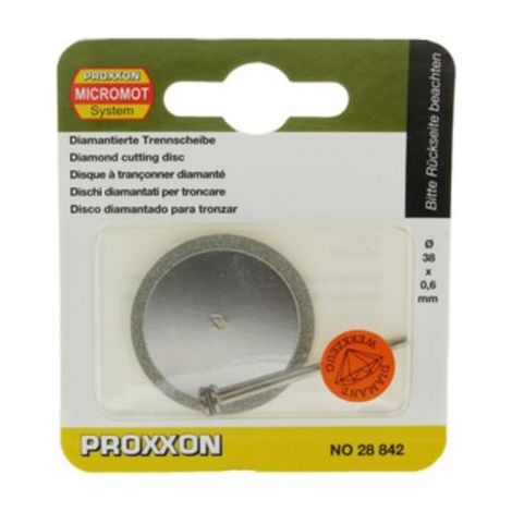 PROXXON 28842 FIG.25 DISCO DIAMANTATO MM.38 PROXXON GMBH PZ 1,0