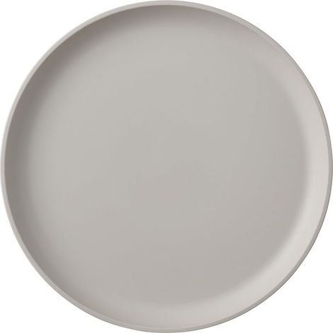 Assiette petit déjeuner Silueta - Lavable au lave-vaisselle et résistant au micro-ondes - Assiettes en plastique - Assiettes plates - Vaisselle - 23 cm - Nordic white (1/5)