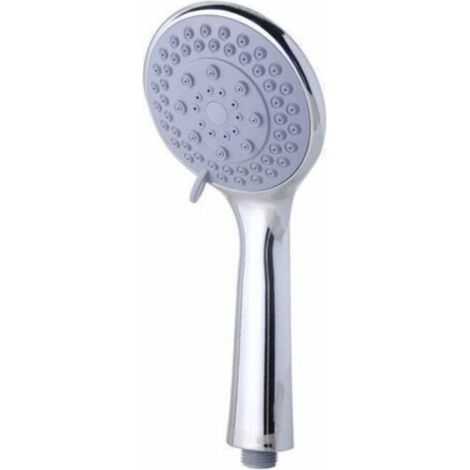 Pommeau De Douche à Main Haute Pression 5 Réglages De Jet, Puissant Jet De Douche Pommeau De Douche De Pluie à Main Massage Spa Pomme De Douche Amovible à Main Finition ChroméeShower Head (1/4)