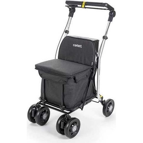 Carro compra CARLETT con asiento + freno Moon LETT800P-S4