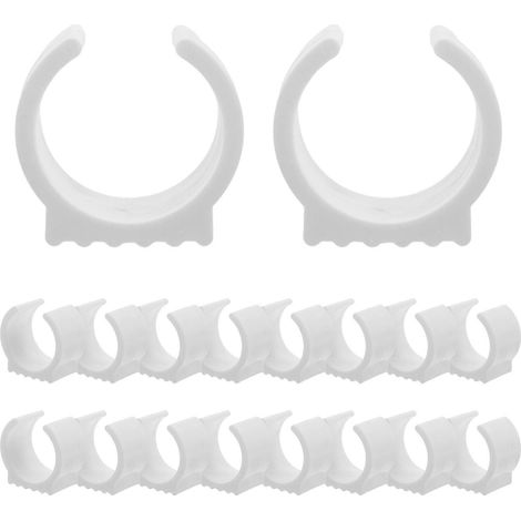Lot de 20 patins antidérapants pour pieds de support de hamac : patins en plastique pour pieds de chaise - Protections antidérapantes en forme de U pour pieds de chaise, compatibles avec les tubes ron (1/5)