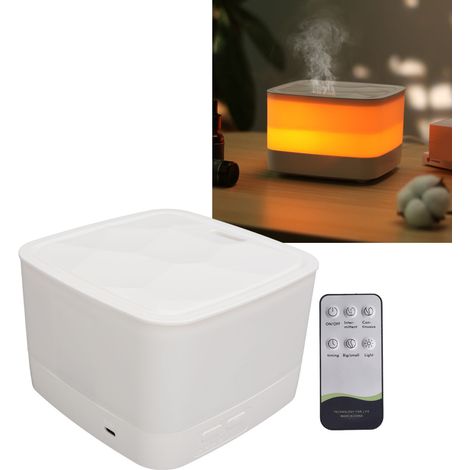 Humidificador aromático con difusor de aceites esenciales, modelo de 800 ml, LED de 7 colores, con temporizador y apagado automático, para oficina y hogar. (1/5)