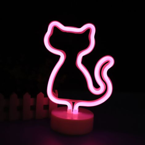 Veilleuse design mignonne, lampe de chevet, fonctionne avec 3 piles AA, alimentation USB, portable, pour la décoration intérieure, cadeau d'anniversaire. (1/5)