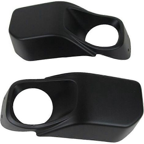 Cache-feux antibrouillard pour pare-chocs avant gauche et droit des Jeep Wrangler 2013-2017, cadre de garniture de feu antibrouillard 68231962AA. (1/5)