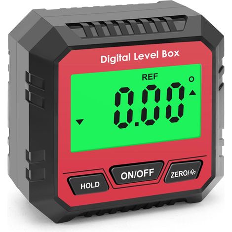 Magnetic digital protractor, absolute and relative measurement, angle and inclination conversion, inclinometer (without spirit bubble) (1/5)