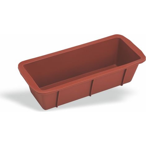 Moule à Cake en Silicone Rouge L 24 à 26 cm - Pujadas