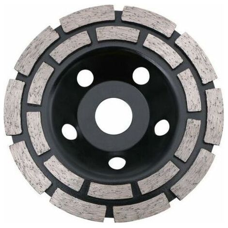 Disque Diamant, Diamant à Meuler 125 mm à Meuler le Béton, Meule Diamantée Universelle pour Poncer Béton, Pierre, Granit Chape, Maçonnerie, Usage Universel-- (1/5)