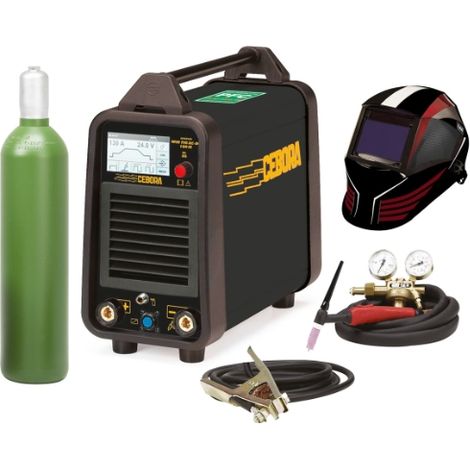 Inverter de soudage professionnel WIG-AC-DC 'PFC' WIN TIG 'AC-DC' 180 M - Ensemble Plug & Play