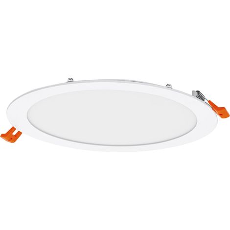 Spot encastrable LED  Essential Slim 225 mm 22 W Blanc, lot de 3 downlights 2 000 lm blanc froid 4 000 K, spot de plafond IP20