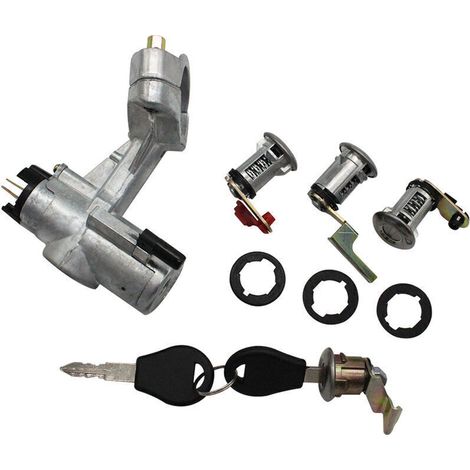 Ulisem Cylindre et interrupteur coupe-feu pour Patrol GQ Y60 2 X Door & Barn 88-98 4 Lock Set