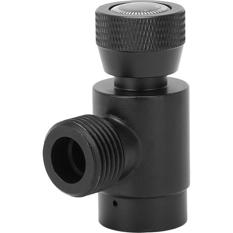 Adaptateur CO2 intégré ASA pour le remplissage des réservoirs de soda, filetage W21.8‑14/TR21‑4, noir (1/5)