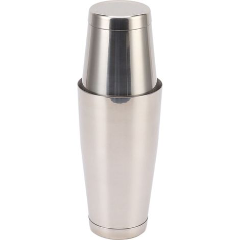 Cocktailshaker aus Edelstahl 304, 2-teilig, Barmixer, Weinglas, spiegelnde Oberfläche, Bodenbecher (1/5)