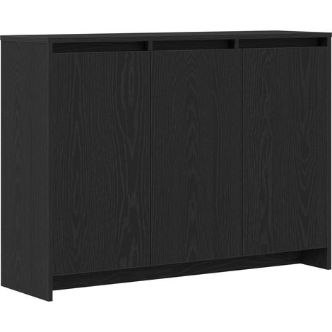 Maison Exclusive - Aparador Negro 102 x 29.5 x 75 cm Madera de in