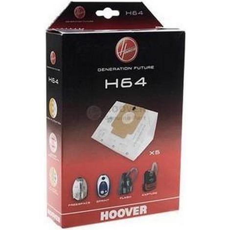 Ersatzteil - Box mit 5 Original-H64-Taschen -  - HOOVER, CANDY