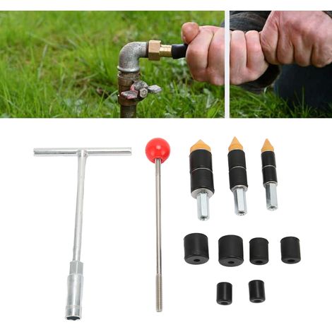 Aiguille de scellement de tuyau PPR, tuyau thermofusible, dispositif d'arrêt d'eau, outil de soudage pour l'étanchéité des fuites de tuyaux d'eau, outil portable d'étanchéité et de réparation d'eau (1/5)