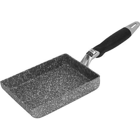 Poêle rectangulaire antiadhésive pour omelettes japonaises (tamagoyaki) avec poignée anti-brûlure, ustensiles de cuisine (1/5)