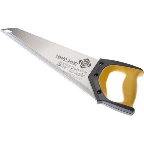 Forte Scie manuelle 450 mm poignée ergonomique caoutchouc
