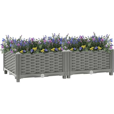 Maison Exclusive - Fioriera Rialzata 80x40x23 cm in Polipropilene