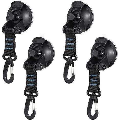 Filiyano-Lot de 4 ventouses pour le camping, ventouses pour caravanes QD (1/5)