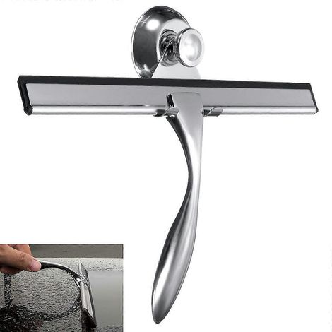 Raclette de douche pour fenêtre de salle de bain - Outil de nettoyage de luxe (1/5)