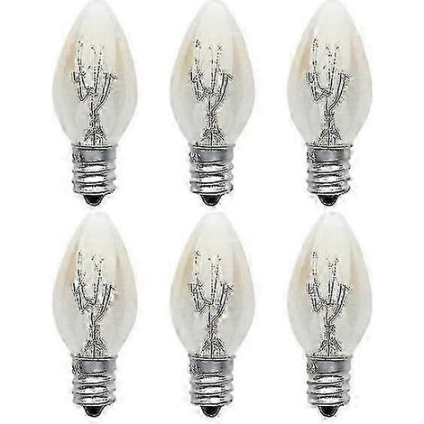 Ampoule tungstène blanc chaud E12 10 W pour éclairage d'ambiance 220-240 V (1/5)
