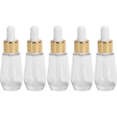 Lot de 5 flacons vides PETG rechargeables pour huiles essentielles, contenant portable de voyage, outils de maquillage (1/5)