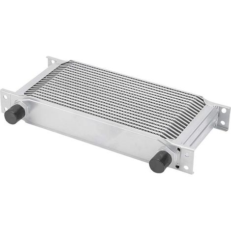 Motorölkühler, Ölkühlungsradiator, 19 Reihen, Silber, T 6061 Legierung, AN 10 Schnellöl (1/5)