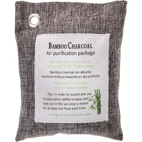 Irovami Charbon bambou activé – 200g, désodorisant, purificateur (1/5)