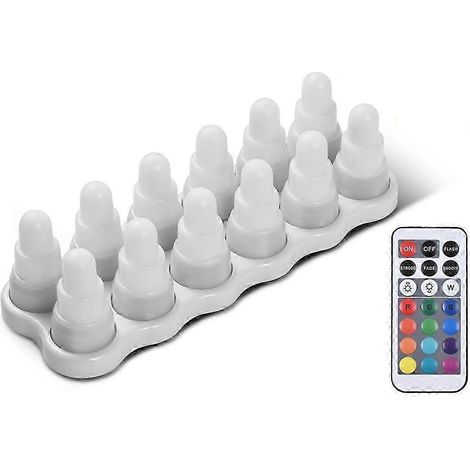 Wiederaufladbare elektronische RGB-LED-Teelichtkerze mit stimmungsvoller Dekoration, geeignet für Hochzeiten und als Wohnaccessoire (australischer Stecker). (1/5)
