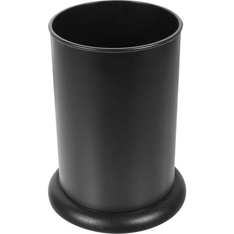Petit organiseur de couverts noir, porte-cuillères et porte-baguettes pratique, adapté aux cuisines et aux bureaux. (1/5)