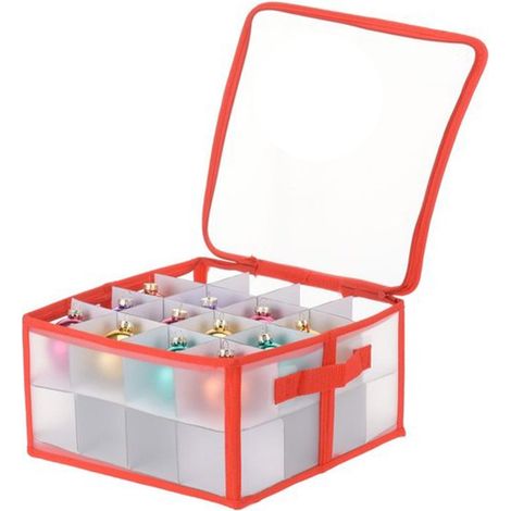 Scatola box per palline di natale decorazione natalizia box per 32 sfere (1/3)