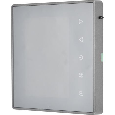Digitaler Thermostat mit LCD-Display und Touchscreen, intelligenter Temperaturregler für Klimaanlagen, geeignet für Zuhause und Hotel, 220 V, Grau (1/5)