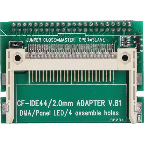 CF-Karte auf 2,5" 44-Pin IDE-Buchse Adapter für Festplatte - Kompatibel mit Linux, DOS, Windows (1/5)
