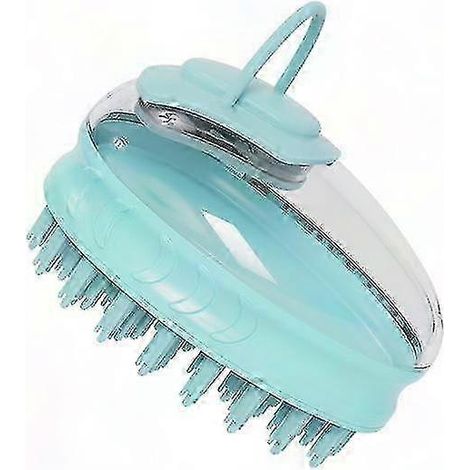 Brosse de douche pour chien et chat - Peigne de massage en silicone souple pour toilette, gommage et soin du pelage court, pour animaux à poils courts (1/4)