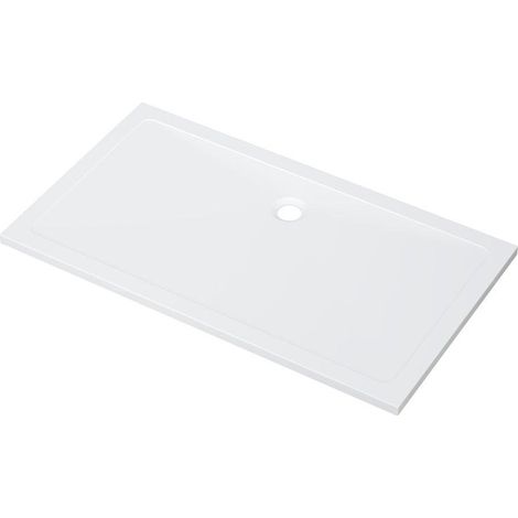 ZEZA Selva Receveur de douche - 140x90x4cm - rectangulaire - Acrylique - brillant blanc