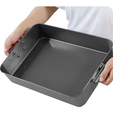 Plat À Lasagnes - Acier Au Carbone - Revêtement Antiadhésif - 34.8 X 27.4 X 6.7 Cm - Four Jusqu'à 240 °C - 1 Pièce