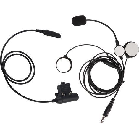 Interphone Moto Casque Stéréo avec PTT U94 pour Baofeng UV9R UV9R PLUS UVXR BF9700 (1/5)