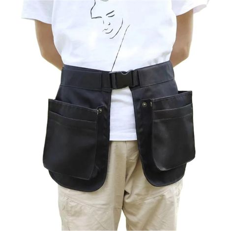 Delantal multifuncional de viaje para actividades al aire libre, ocio, camping, jardinería, ropa de trabajo, delantal ligero para hombres y mujeres, adecuado para carpintería y jardinería.