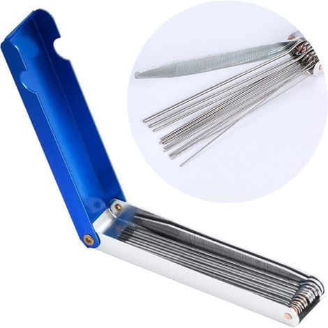 Applicable Kit de Nettoyage carburateur Aiguilles de Nettoyage Outil de Nettoyage Kit Accessoires pour Imprimante 3D Aiguilles Équipement pour soudage par points 13 aiguilles (1/5)