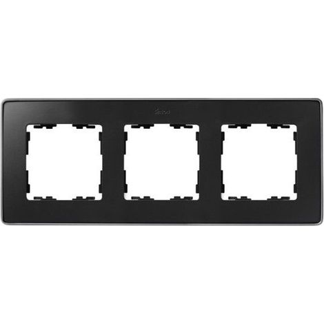 Rahmen 3 Elemente Graphit Aluminium Basis SIMON 82 DETAIL 8201630-240