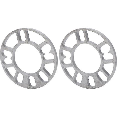 Entretoises de roue de 10 mm (2 pièces) en aluminium, universelles pour véhicules à 4 et 5 goujons, entraxe de 98 à 120 mm (1/5)