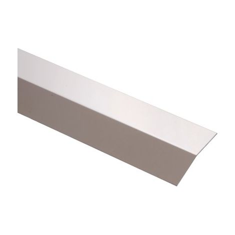 Duval – Barre de seuil plié inox satiné 2 m – Épaisseur 0,8 mm – Livrée sans perçage – Pour espaces confinés (1/3)