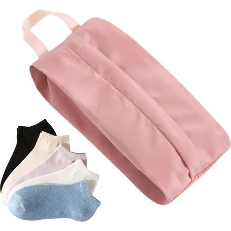 2-teiliger Reise-Unterwäschebeutel, Reise-Organizer mit Griff, multifunktionale Kosmetiktasche für Socken, Slips und diverse andere Artikel (1/5)