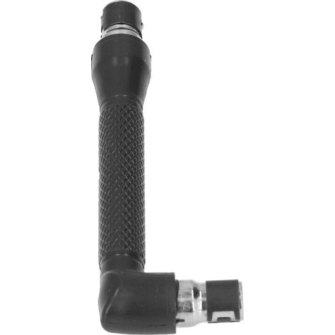 Adaptateur de tournevis à angle droit pour douille à double tête en L à 90° et tige hexagonale de 6,35 mm (1/4 po). (1/5)