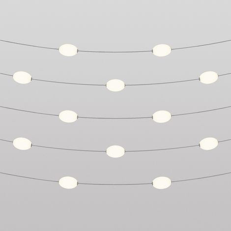 Creative Cables – 12-Punkt-Lichterkette für den Außenbereich (IP67), Grau – Marina12 (1/4)