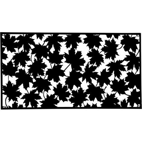 Esschert Design – Décoration murale en métal feuilles – Dimensions L 60,2 cm x l 1,5 cm x H 120 cm – Fixation facile – Pour intérieur moderne