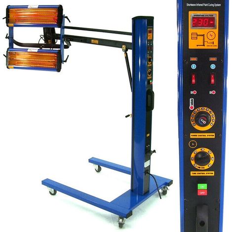 Lacktrockner Strahler Infrarotstrahler 2000W Infrarottrockner IR Heizung 56180 (1/5)