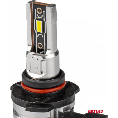 Ampoules LED pour voiture série H-mini HB3 9005/HIR1 9011/H10 6500K Canbus amio-03334 (1/5)