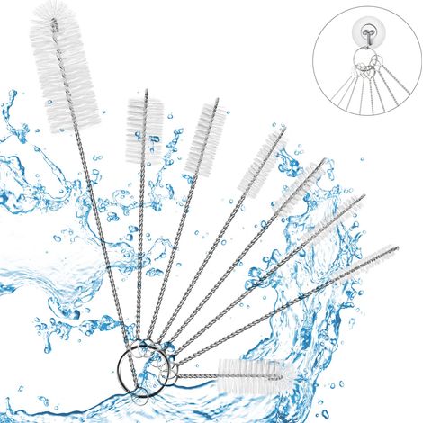 Kit Brosse de Nettoyage 8 Pièces,Brosses pour Biberon,Bouteille en Verre,Bouilloire et Clavier (1/5)